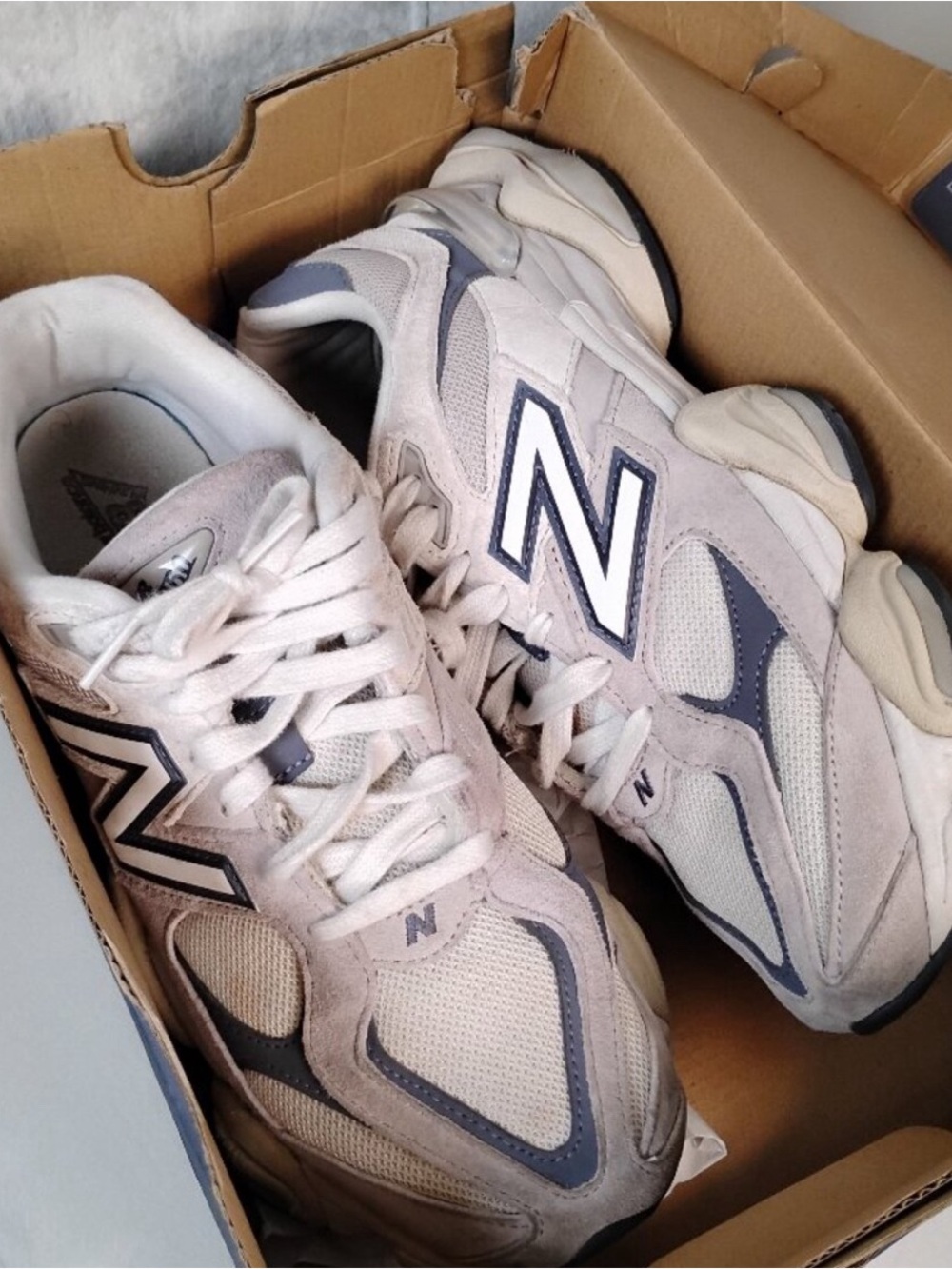 New Balance Unisex U9060EEB Moonrock Linen Dark Arctic Grey 24